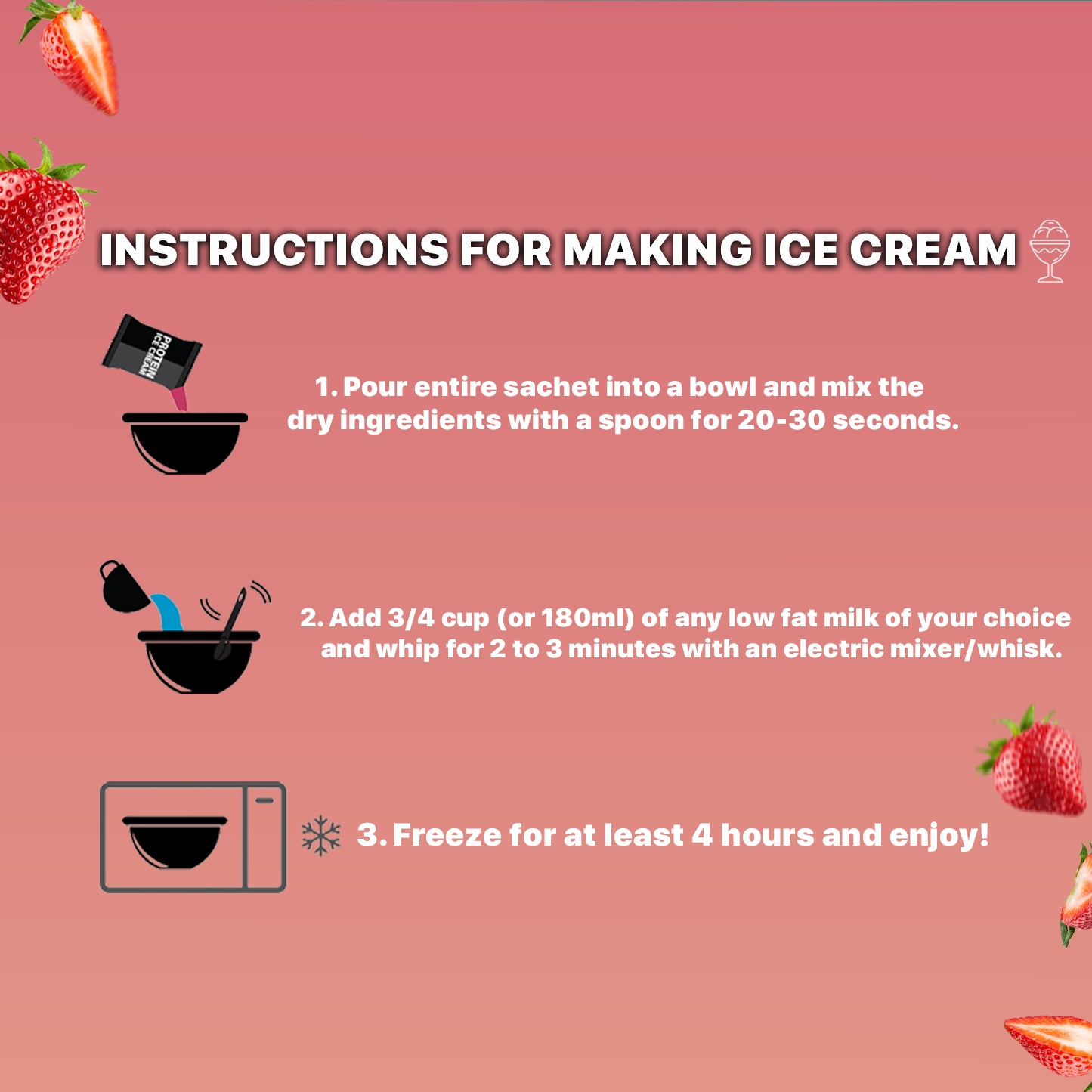 Strawberry Ice Cream Mix