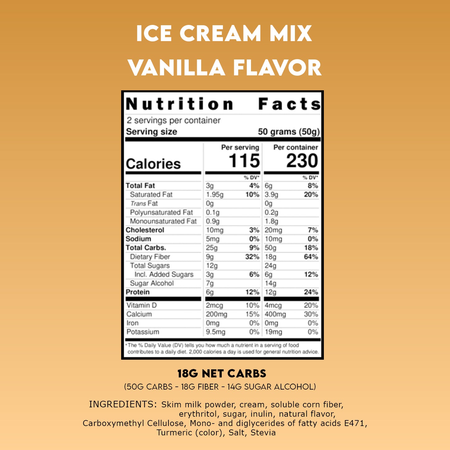Vanilla Ice Cream Mix